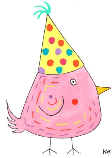Pink Party Bird Pink Party Bird