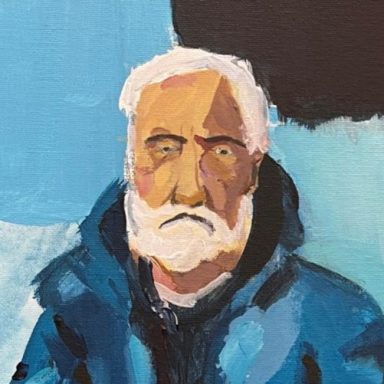 Portrait of A Man and His Dog